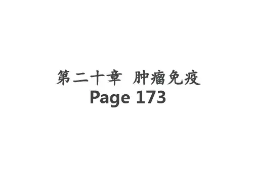 肿瘤免疫  ppt课件