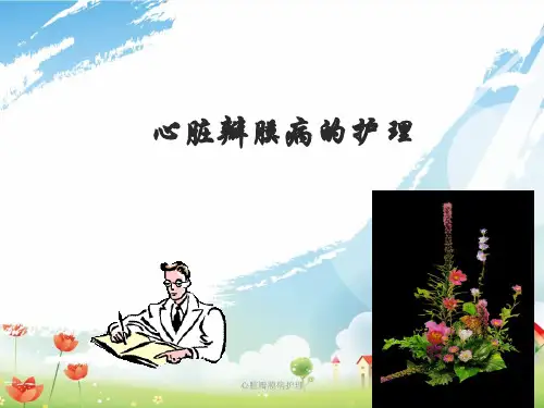 心脏瓣膜病护理ppt课件