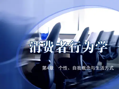 消费者行为学(第二版)第04章个性、自我概念与生活方式