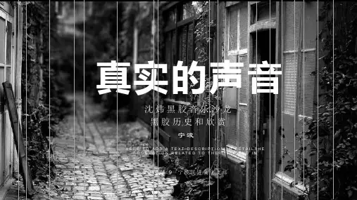 黑胶历史和音乐欣赏