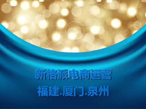 电商代运营解决方案1PPT课件