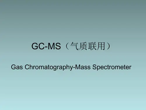 GC-MS简介
