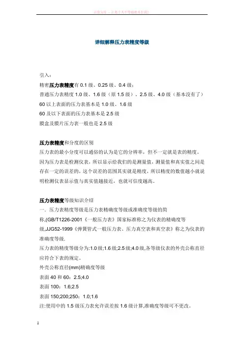 详细解释压力表精度等级 (1)