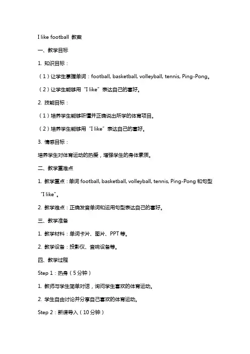 Ilikefootball教案