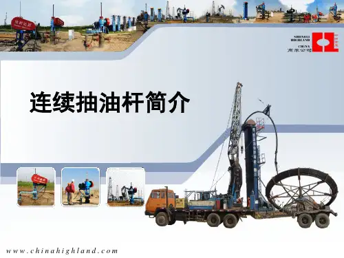 胜利高原连续抽油杆简介