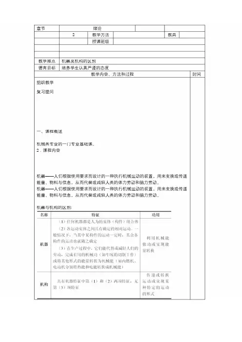 机械基础电子教案