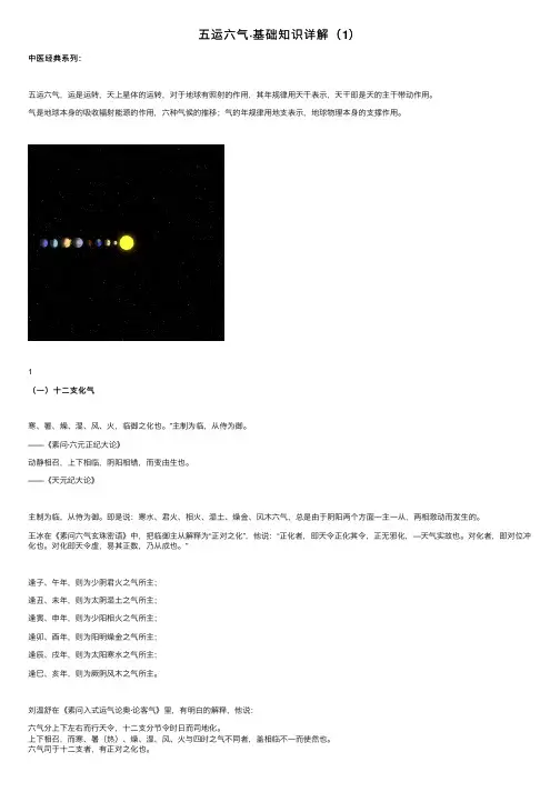 五运六气·基础知识详解（1）