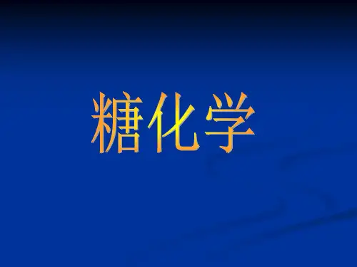第二章糖化学