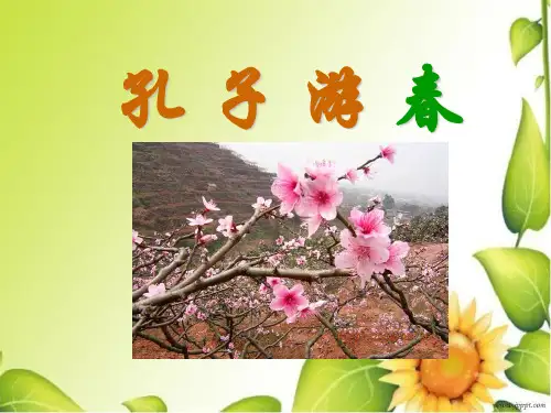 《孔子游春》课件ppt文档