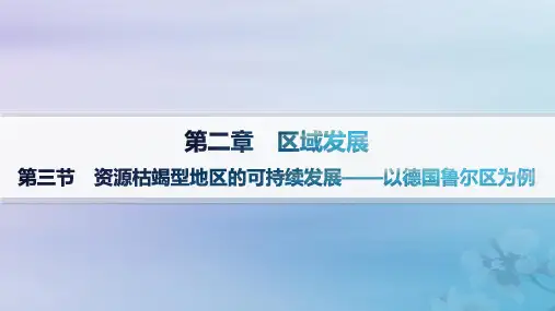 高中地理第3节资源枯竭型地区的可持续发展__以德国鲁尔区为例课件湘教版选择性必修2