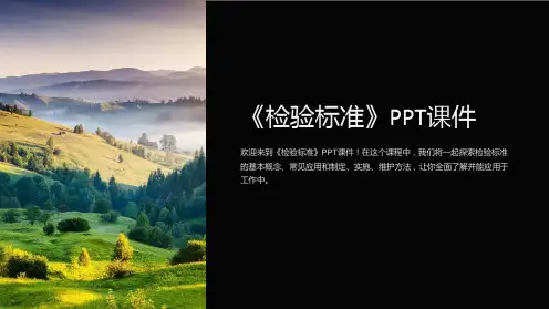 《检验标准》课件