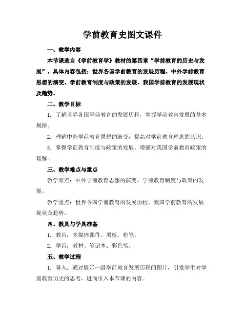 学前教育史图文课件