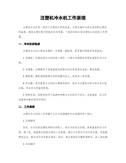 注塑机冷水机工作原理