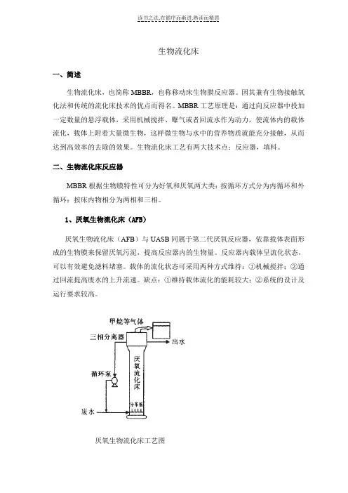 生物流化床知识总结