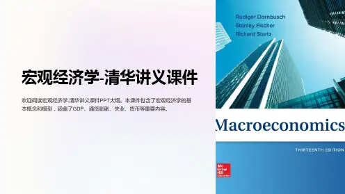 宏观经济学-清华讲义课件