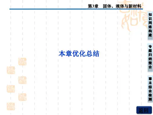高二物理课件 固体、液体与新材料