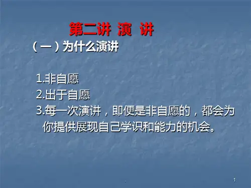 演讲PPT课件