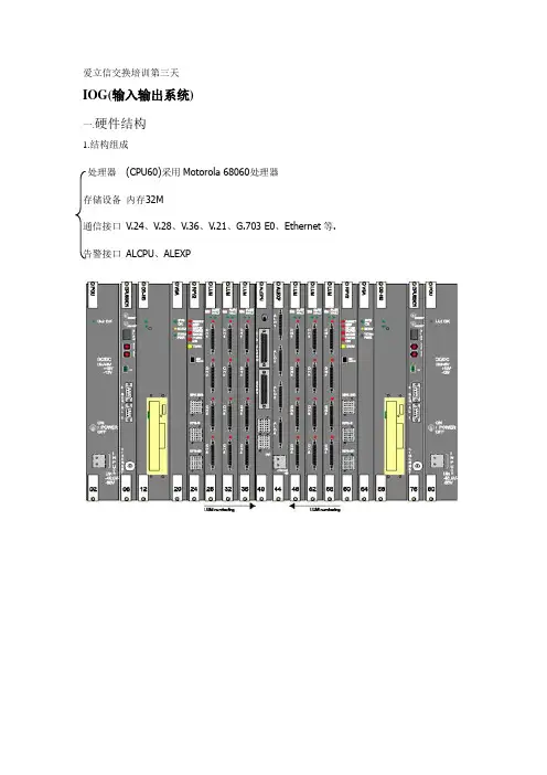 爱立信交换培训第三天