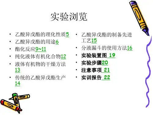 项目3制备乙酸异戊脂.ppt