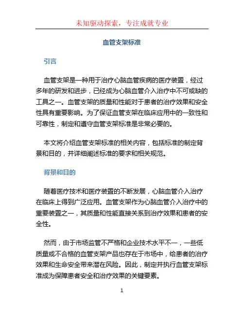 血管支架标准 (2)