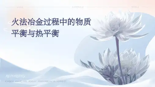 火法冶金过程中的物质平衡与热平衡