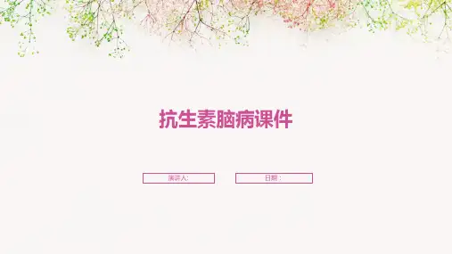 抗生素脑病课件