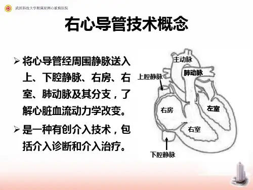 右心导管检查和心血管造影ppt课件