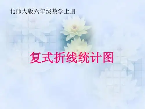 北师大版数学六年级上册《复式折线统计图》PPT课件