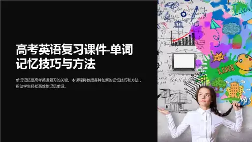 高考英语复习课件-单词记忆技巧与方法