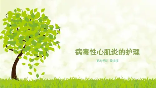 病毒性心肌炎的护理优秀ppt课件