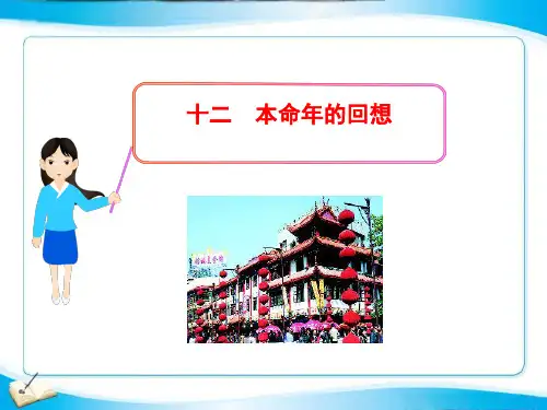 十二  本命年的回想PPT课件