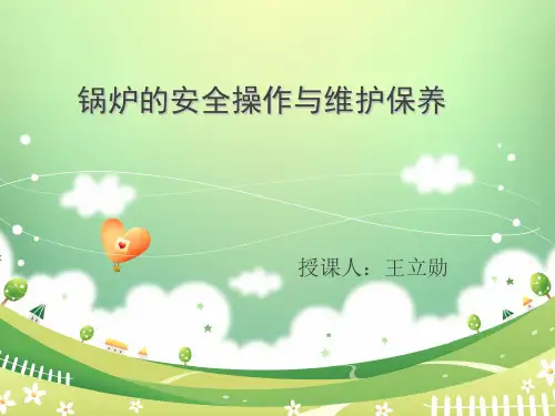 锅炉的安全操作与维护保养