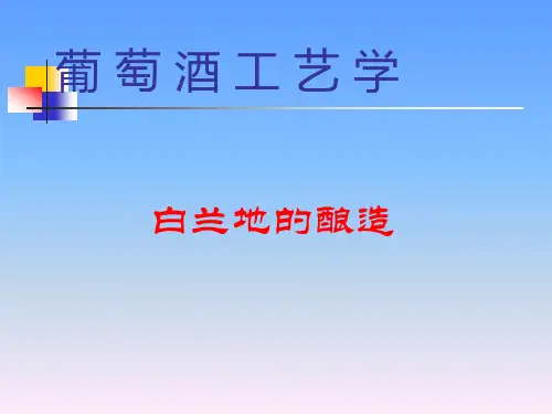 白兰地的酿造资料