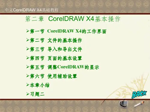 CorelDRAW-X4基本操作课件