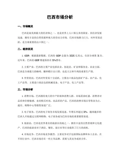巴西市场分析