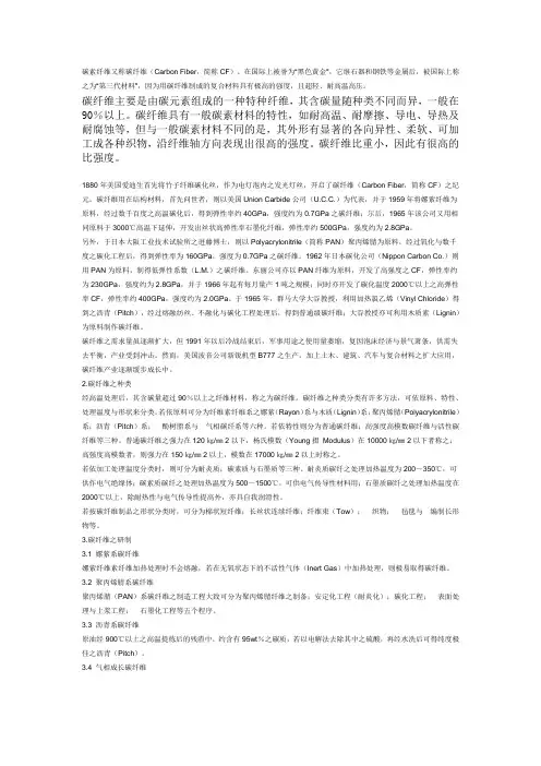 碳素纤维简介