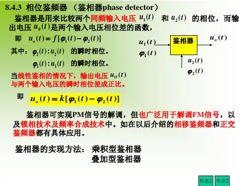高频电子电路_8.4.3_相位鉴频器