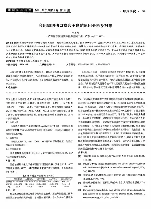 会阴侧切伤口愈合不良的原因分析及对策