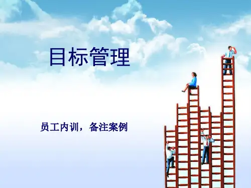 目标计划管理(含案例)