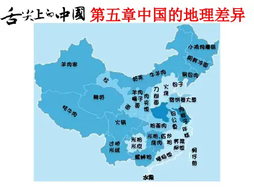 新人教版《中国的地理差异》优质课件1