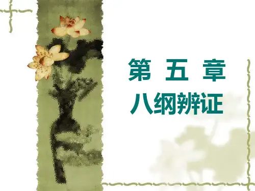 08八纲辨证