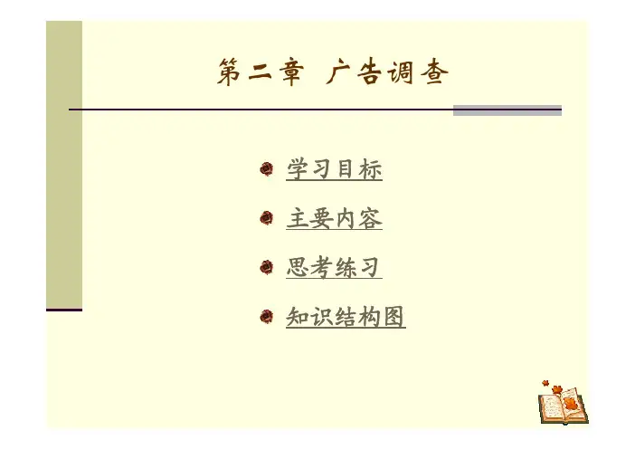 第二章  广告调查