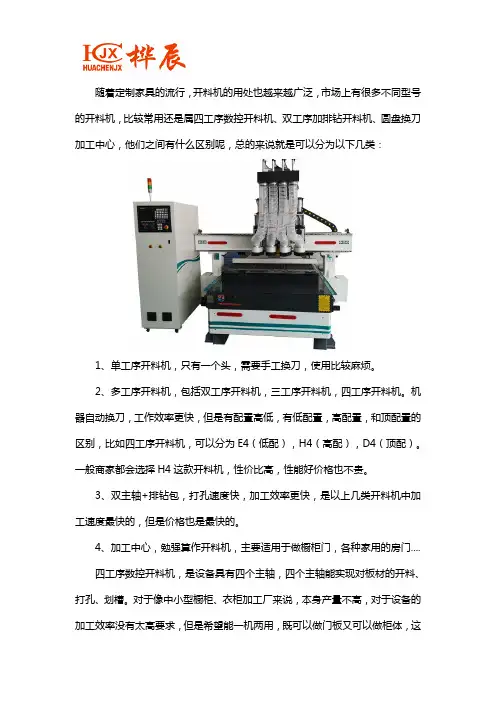 开料机型号有哪些