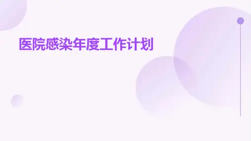 医院感染年度工作计划PPT