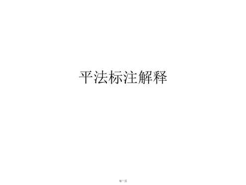 平法标注解释