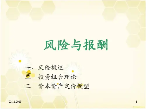 风险与报酬概述(PPT 74页)