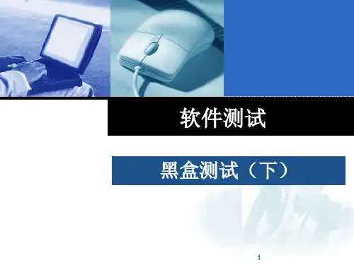 软件测试2_黑盒测试 (下)