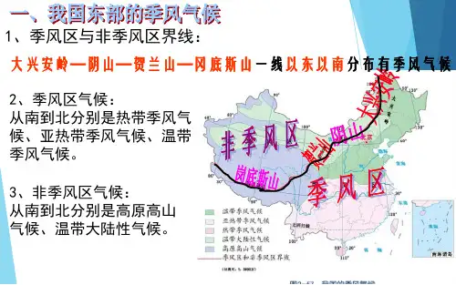 27我国的气候特征与主要气象灾害
