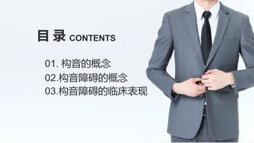 114构音障碍概述言语障碍治疗技术