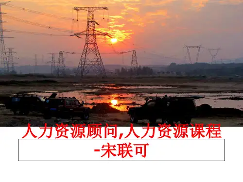 最新人力资源顾问,人力资源课程-宋联可
